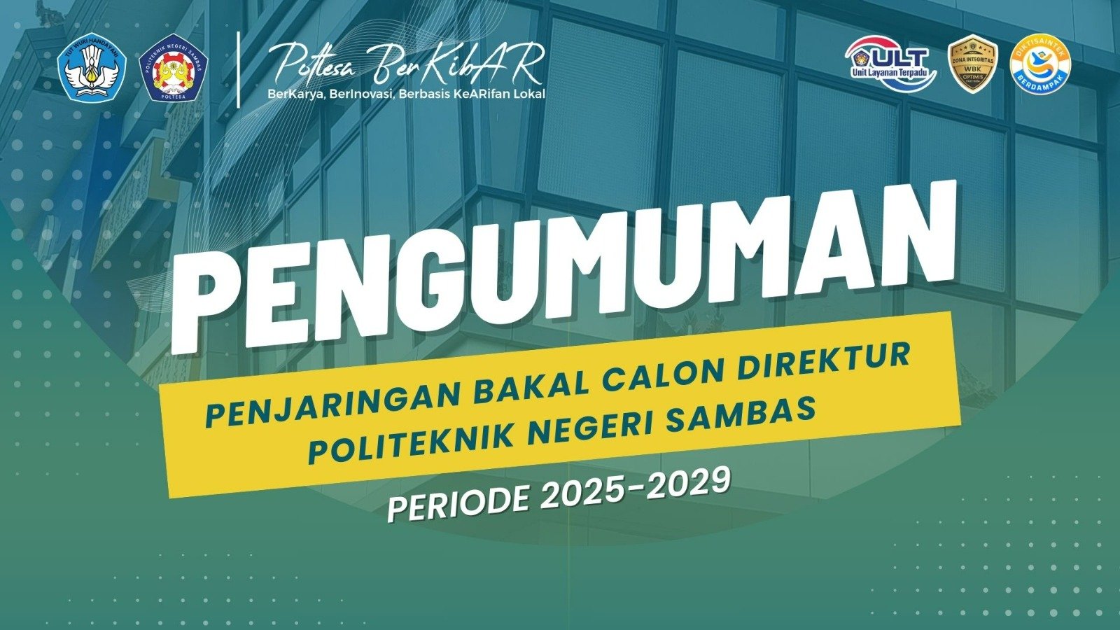 Read more about the article Senat Poltesa Umumkan Pembukaan Pemilihan Direktur Poltesa Periode 2025-2029
